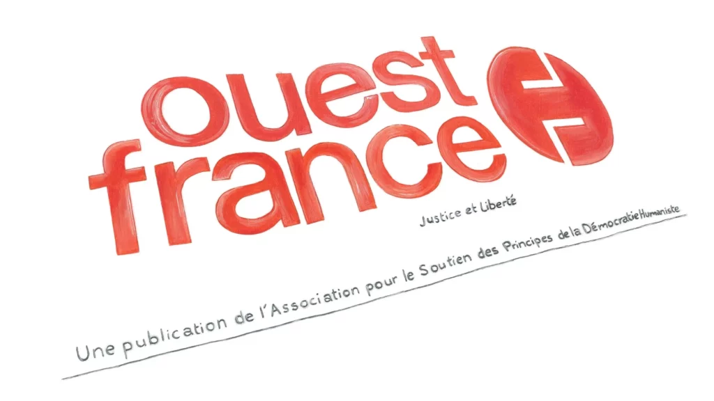 Reproduction of the Ouest-France newspaper letterhead