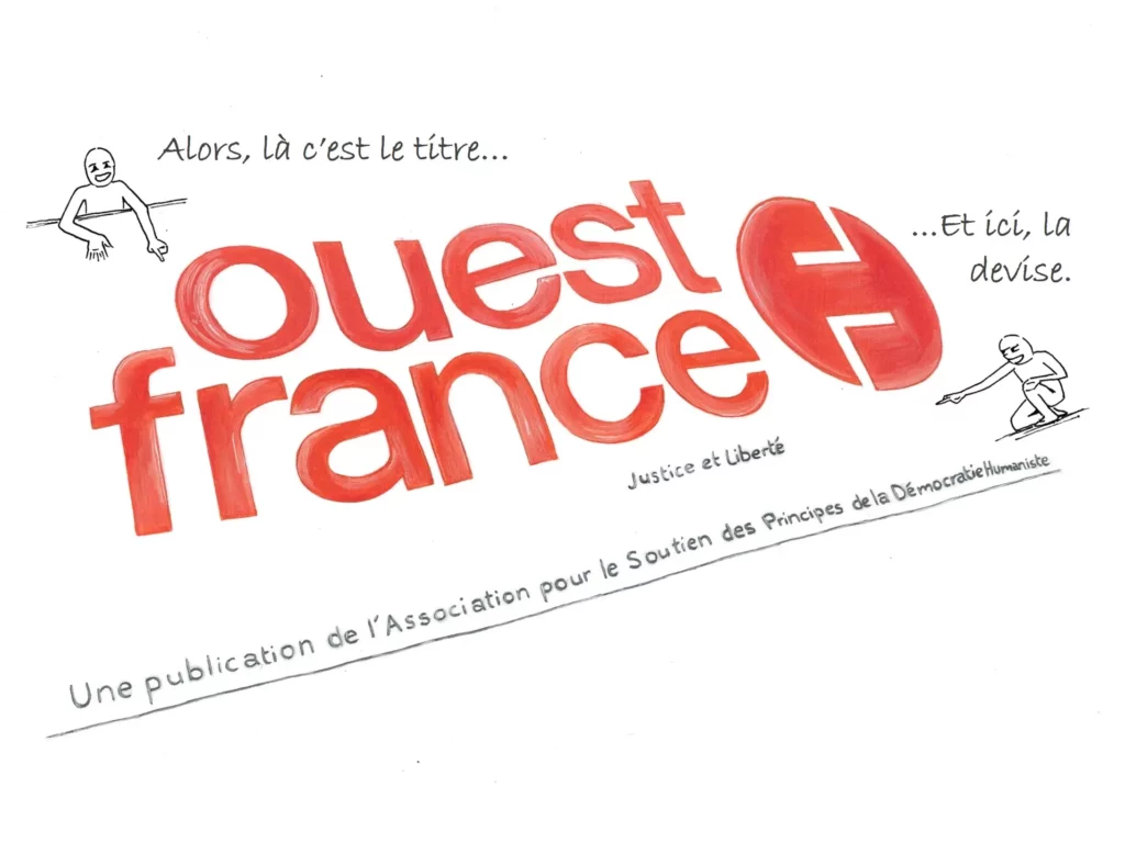 Reproduction de l'en-tête du journal Ouest-France